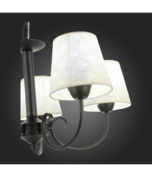 SLE120303-05 Светильник подвесной Темно-серый/Бежевый E14 5*40W RIMENTO-foto9