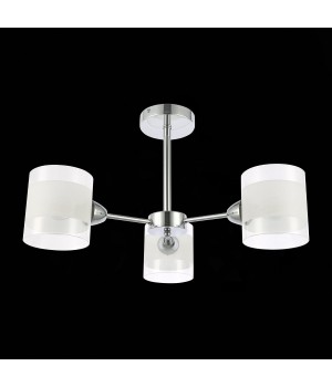 SLE102802-03 Люстра потолочная Хром/Прозрачный, Белый E14 3*40W MIENTO-foto5