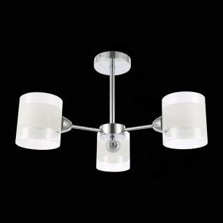 SLE102802-03 Люстра потолочная Хром/Прозрачный, Белый E14 3*40W MIENTO-foto5