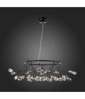 SL411.443.45 Люстра подвесная ST-Luce Черный/Дымчатый G4 45*1,5W RICCARDO-foto5