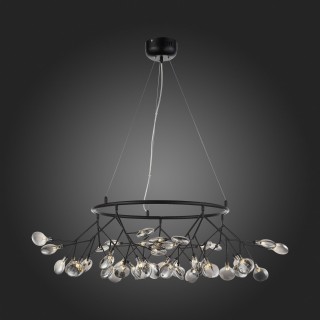 SL411.443.45 Люстра подвесная ST-Luce Черный/Дымчатый G4 45*1,5W RICCARDO-foto5