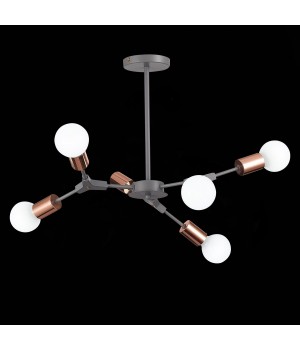 SLE106403-06 Люстра подвесная Серый, Розовое золото E27 6*60W PALARE-foto7