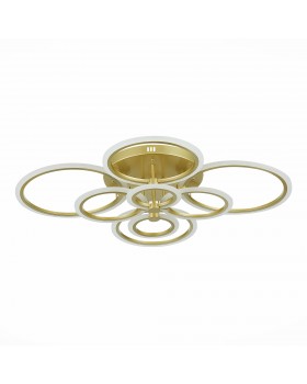 SLE500522-08 Светильник потолочный Золотистый/Белый LED 1*212W 3000-6000K CERINA-foto4