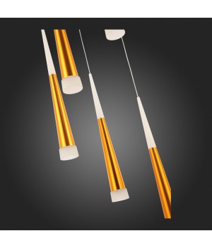 SLE200103-05 Светильник подвесной Золотистый/Золотистый, Белый LED 5*7W 3000K ORPELO-foto9