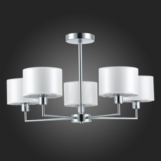 SLE105003-05 Люстра подвесная Хром/Белый E14 5*40W BELGE-foto8