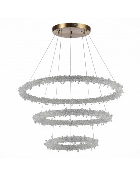 SL6105.203.03 Люстра подвесная ST-Luce Золотистый/Прозрачный LED 1*160W 3000 - 6500K Lucchero-foto2