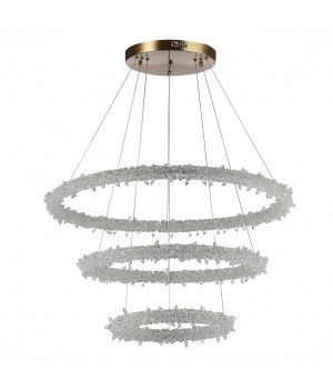 SL6105.203.03 Люстра подвесная ST-Luce Золотистый/Прозрачный LED 1*160W 3000 - 6500K Lucchero-foto2