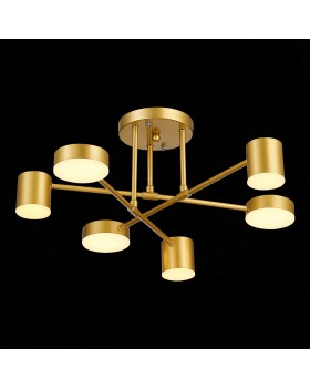 SLE201022-06 Светильник потолочный Золотистый/Золотистый LED 6*7W 4000K NOBEL-foto10