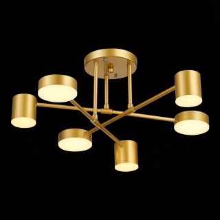 SLE201022-06 Светильник потолочный Золотистый/Золотистый LED 6*7W 4000K NOBEL-foto10