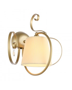 SL177.201.01 Бра Золотистый/Белый E14 1*40W AZZURRO-foto2