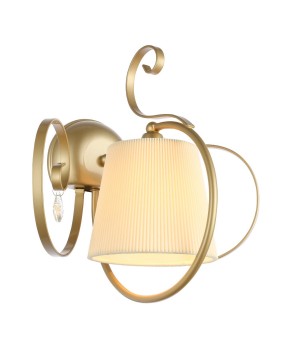 SL177.201.01 Бра Золотистый/Белый E14 1*40W AZZURRO-foto2