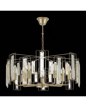 SLE103403-07 Люстра подвесная Шампань/Прозрачный E14 7*40W GIANO-foto5