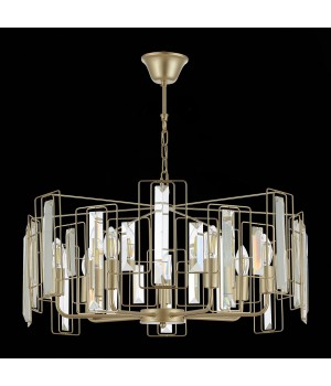 SLE103403-07 Люстра подвесная Шампань/Прозрачный E14 7*40W GIANO-foto5