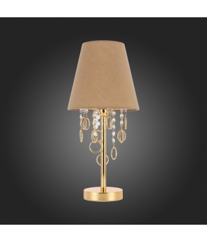 SL1138.204.01 Прикроватная лампа Французское золото/Бежевый, Прозрачный E14 1*40W MEDDO-foto8