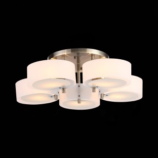 SL483.352.05 Светильник потолочный Бронза/Белый E27 5*60W FORESTA-foto8