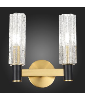 SL1238.301.02 Бра ST-Luce Латунь/Кракелированное стекло E14 2*40W CASALI-foto4