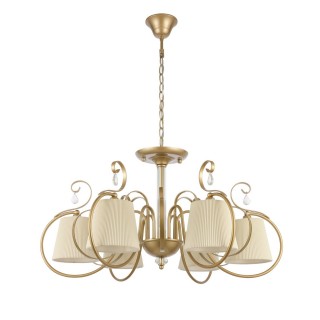 SL177.203.06 Люстра подвесная, потолочная Золотистый/Белый E14 6*40W AZZURRO-foto2