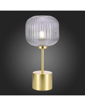 SL1154.304.01 Прикроватная лампа ST-Luce Латунь/Дымчатый E27 1*60W GRAN-foto4