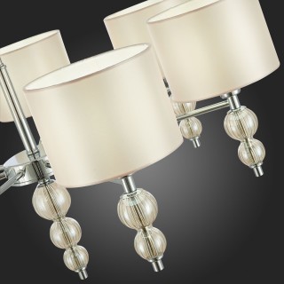 SLE105703-07 Люстра подвесная Хром/Светло-бежевый E14 7*40W RAMER-foto9