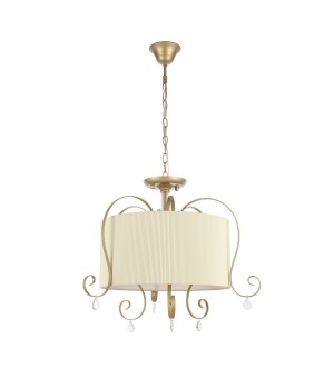 SL177.213.03 Люстра подвесная, потолочная Золотистый/Белый E14 3*40W AZZURRO-foto2