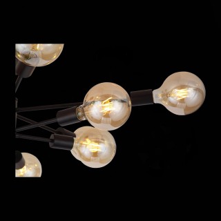 SL419.402.12 Люстра потолочная Черный E27 12*60W ANO-foto12