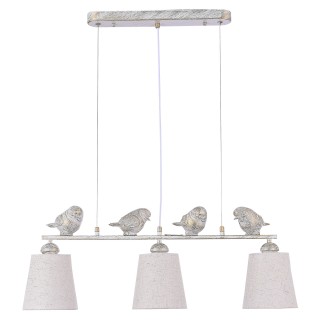 SLE1155-503-03 Светильник подвесной Белый/Серый E27 3*40W LAVINIA-foto2