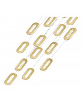 SL6506.203.18 Светильник подвесной ST-Luce Золотистый/Золотистый, Прозрачный LED 18*9W 3000K ALLUNGO-foto3