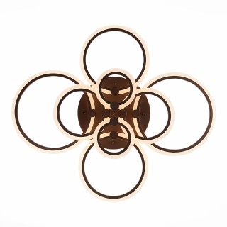 SLE500572-08 Светильник потолочный Кофейный/Белый LED 1*212W 3000-6000K CERINA-foto5