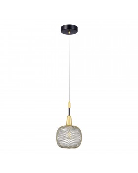 SLE1137-403-01 Подвес Черный, Золотистый/Желтый E14 1*60W ELITIS-foto2