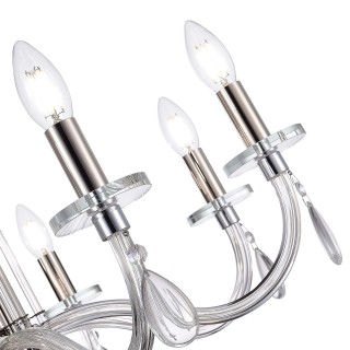 SL1656.103.08 Люстра подвесная ST-Luce Никель/Прозрачный E14 8*40W EPICA-foto4