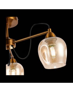 SLE110002-03 Люстра потолочная Бронза/Янтарный E27 3*60W ACRO-foto6