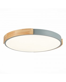 SLE201372-01 Светильник потолочный Серый, Светлое дерево/Белый LED 1*40W 3000K/4000K/6000K DELIA-foto2