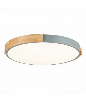 SLE201372-01 Светильник потолочный Серый, Светлое дерево/Белый LED 1*40W 3000K/4000K/6000K DELIA-foto2