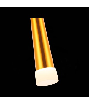 SLE200103-01 Светильник подвесной Золотистый/Золотистый, Белый LED 1*7W 3000K ORPELO-foto6