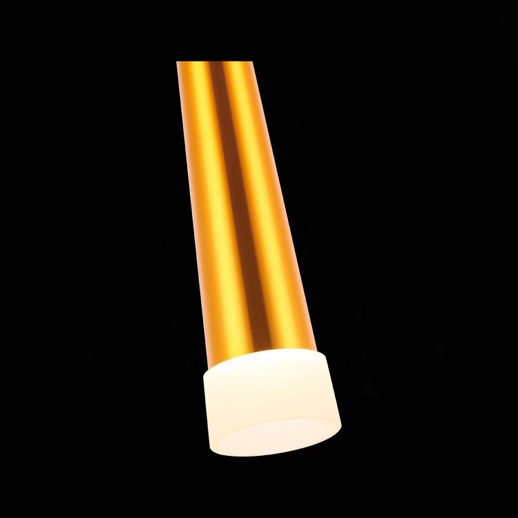 SLE200103-01 Светильник подвесной Золотистый/Золотистый, Белый LED 1*7W 3000K ORPELO