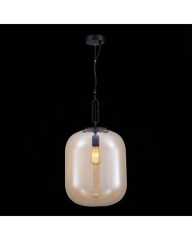 SL1050.413.01 Светильник подвесной ST-Luce Черный/Коньячный E27 1*40W BURASCA-foto4