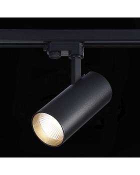 ST661.436.40 Св-к трек. Черный LED 1*40W 3000K 3 200Lm Ra>90 38° IP20 L190xW85xH265 165-265V Трехфазная трековая система-foto4