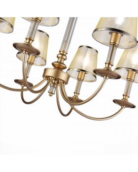 SLE1115-203-06 Люстра подвесная розовое золото/Розовое золото E14 6*60W VINCI-foto3