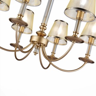 SLE1115-203-06 Люстра подвесная розовое золото/Розовое золото E14 6*60W VINCI-foto3