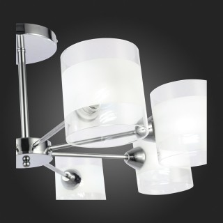 SLE102802-08 Люстра потолочная Хром/Прозрачный, Белый E14 8*40W MIENTO-foto9