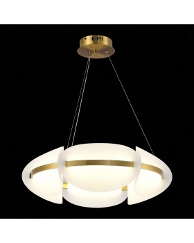 SL1304.203.45 Люстра подвесная ST-Luce Золотистый/Белый LED 1*45W 3000K ETOILE-foto4
