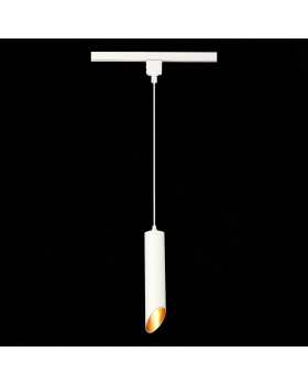 ST152.506.01 Светильник трековый Белый GU10 1*50W IP20 D60xH300 220V Без ламп Однофазная трековая система-foto3