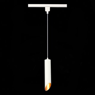 ST152.506.01 Светильник трековый Белый GU10 1*50W IP20 D60xH300 220V Без ламп Однофазная трековая система-foto3