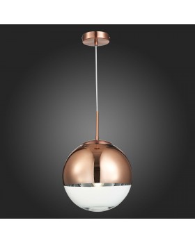 SLE114623-01 Люстра подвесная Медный/Медный, Прозрачный E27 1*60W Boffi-foto5