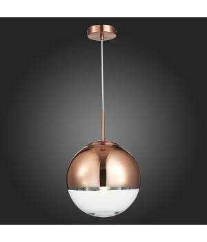 SLE114623-01 Люстра подвесная Медный/Медный, Прозрачный E27 1*60W Boffi-foto5