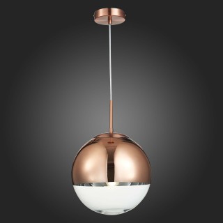 SLE114623-01 Люстра подвесная Медный/Медный, Прозрачный E27 1*60W Boffi-foto5