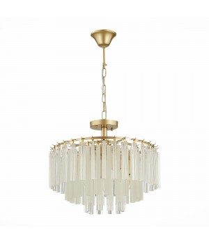 SLE260103-05 Люстра подвесная Шампань/Шампань, Прозрачный E14 5*40W REGGIO-foto2