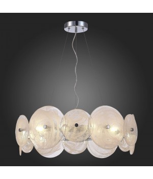 SL1658.103.12 Люстра подвесная ST-Luce Хром/Прозрачно-Белый G9 12*5W 4000K ELSA-foto5