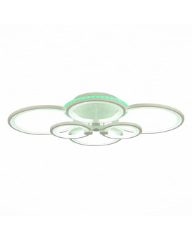 SLE200352-06RGB Светильник потолочный Белый/Белый LED 1*168W RGB 8W 3000-6000K LETO-foto2