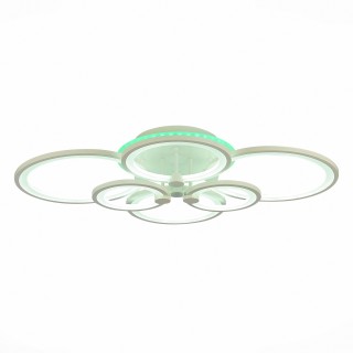 SLE200352-06RGB Светильник потолочный Белый/Белый LED 1*168W RGB 8W 3000-6000K LETO-foto2